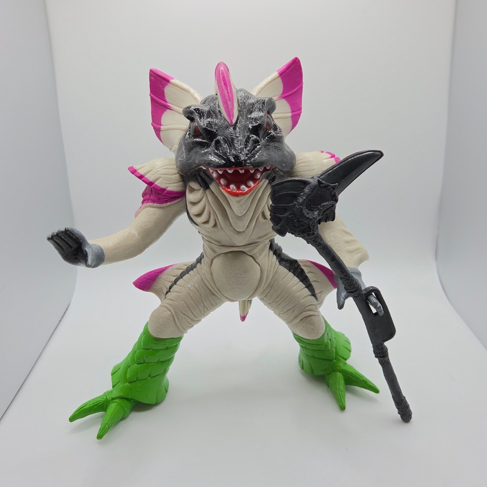 1993 Mighty Morphin Power Rangers Fish Monster Figure 7" Villain Toy Complete